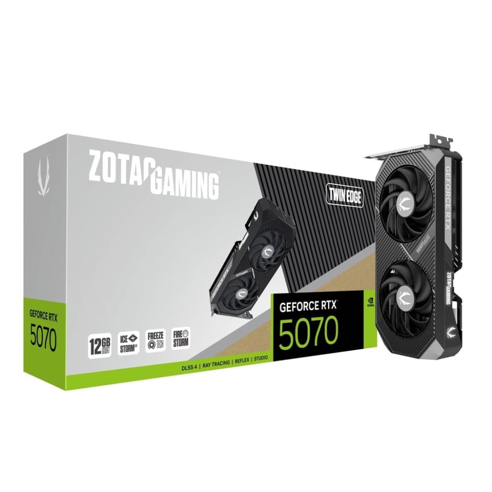 ZOTAC GAMING GeForce RTX 5070 Twin Edge SFF 12GB GDDR7 Graphics Card - Image 1