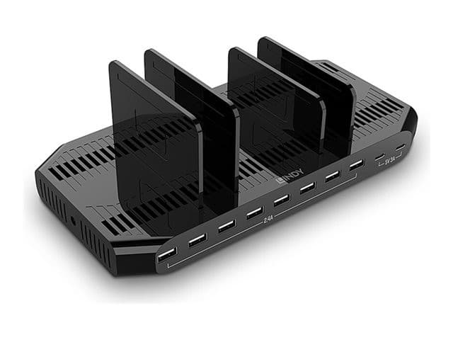 LINDY Charging Station Black - Image 3
