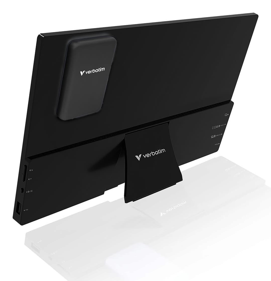 Verbatim Portable Touchscreen Monitor 13.3" WUXGA Resolution & Wireless Power Supply - Image 2