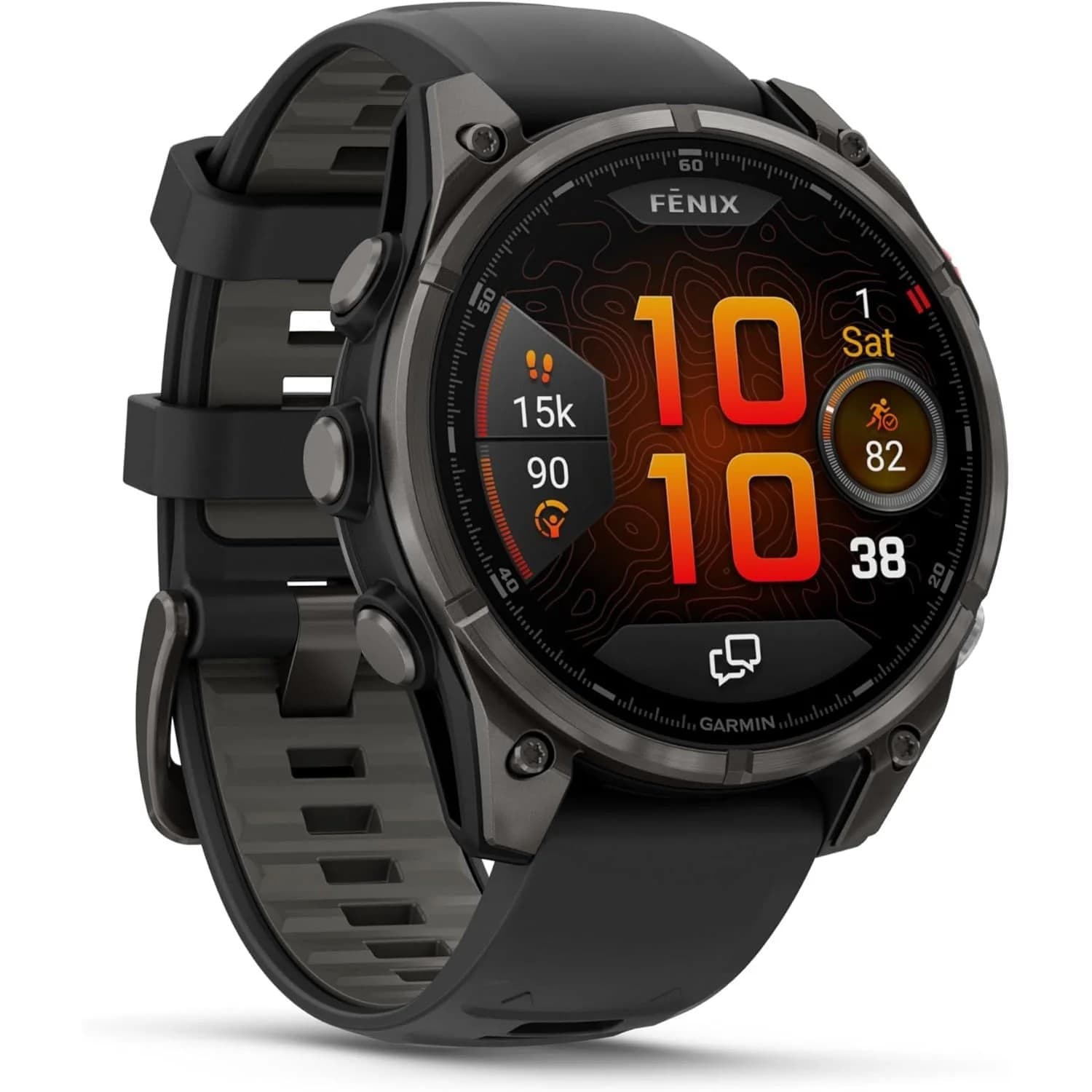 Garmin Fenix 8 Pro Sapphire Smartwatch 51mm Titanium Carbon Gray