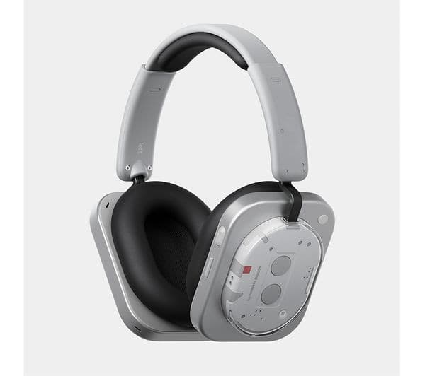 NOTHING Headphone (1) Wireless Bluetooth Noise-Cancelling Over-Ear Headphones - White - Image 1