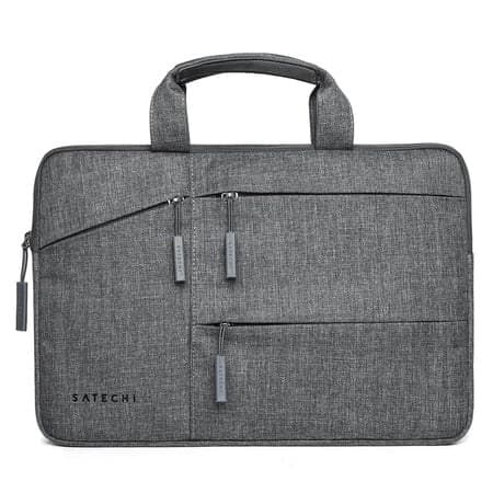 Satechi Water-Resistant Laptop Carrying Case with Pockets, 13-Inch, Grey (ST-LTB13) - Image 1