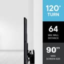 One For All WM4661 32 – 90in Tilt And Swivel TV Wall Bracket thumbnail 5