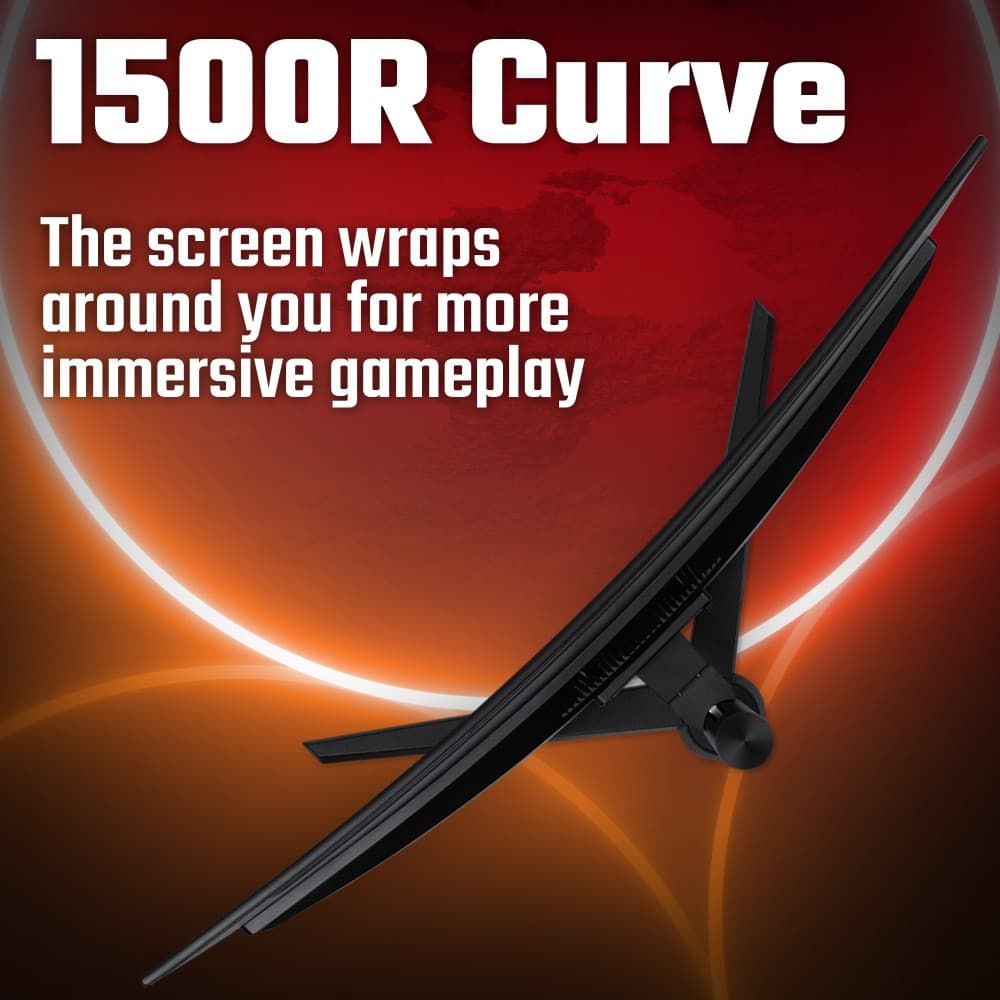 Acer Nitro XZ322QUV3 curved gaming 31.5" Quad HD TFT LED FreeSync 180 Hz Curved Gaming Monitor - Image 7