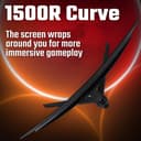 Acer Nitro XZ322QUV3 curved gaming 31.5" Quad HD TFT LED FreeSync 180 Hz Curved Gaming Monitor thumbnail 7