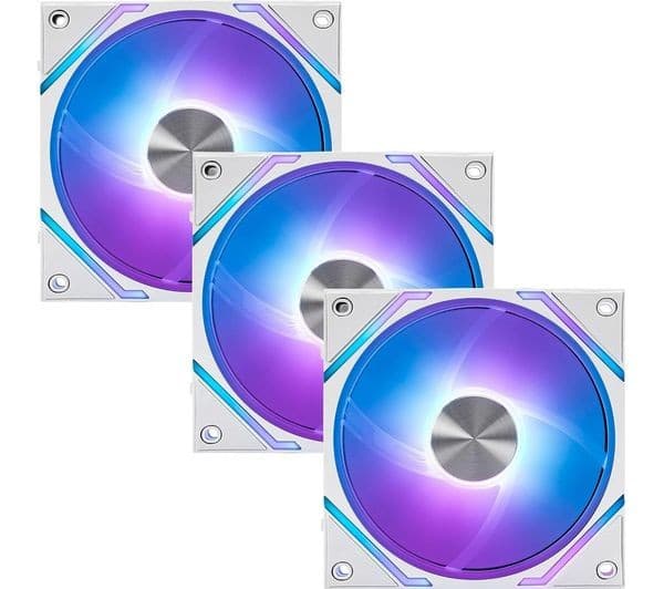 MSI MPG EZ120 ARGB 120mm Case Fan Triple Pack - White