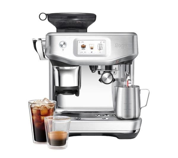 SAGE the Barista Touch Impress SES882 Bean to Cup Coffee Machine - Stainless Steel
