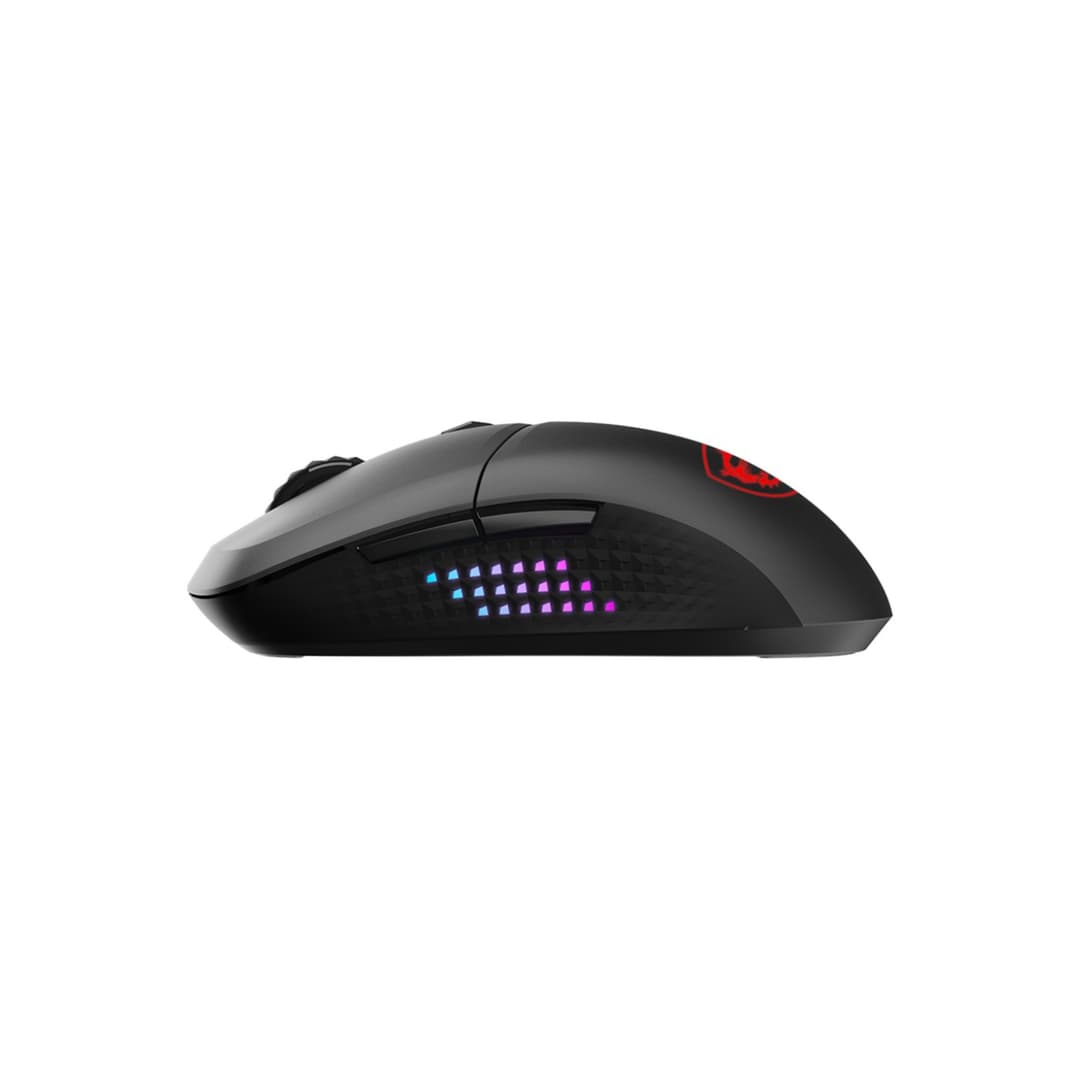 MSI Versa 300 Elite 26000 DPI Wireless Optical Gaming Mouse - Black - Image 5