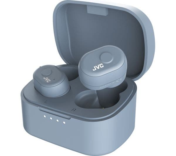 JVC HA-A10T True Wireless Bluetooth Earphones with Memory Foam Earpieces - Grey - Image 6