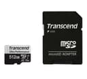 512GB Transcend 340S microSD UHS-I U3 A2 V30 Ultra Performance Memory Card w/Adapter thumbnail 2