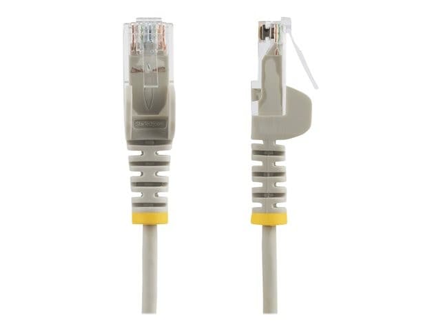StarTech N6PAT150CMGRS Slim Snagless CAT 6 UTP Patch Cable 1.5m Grey - Image 2