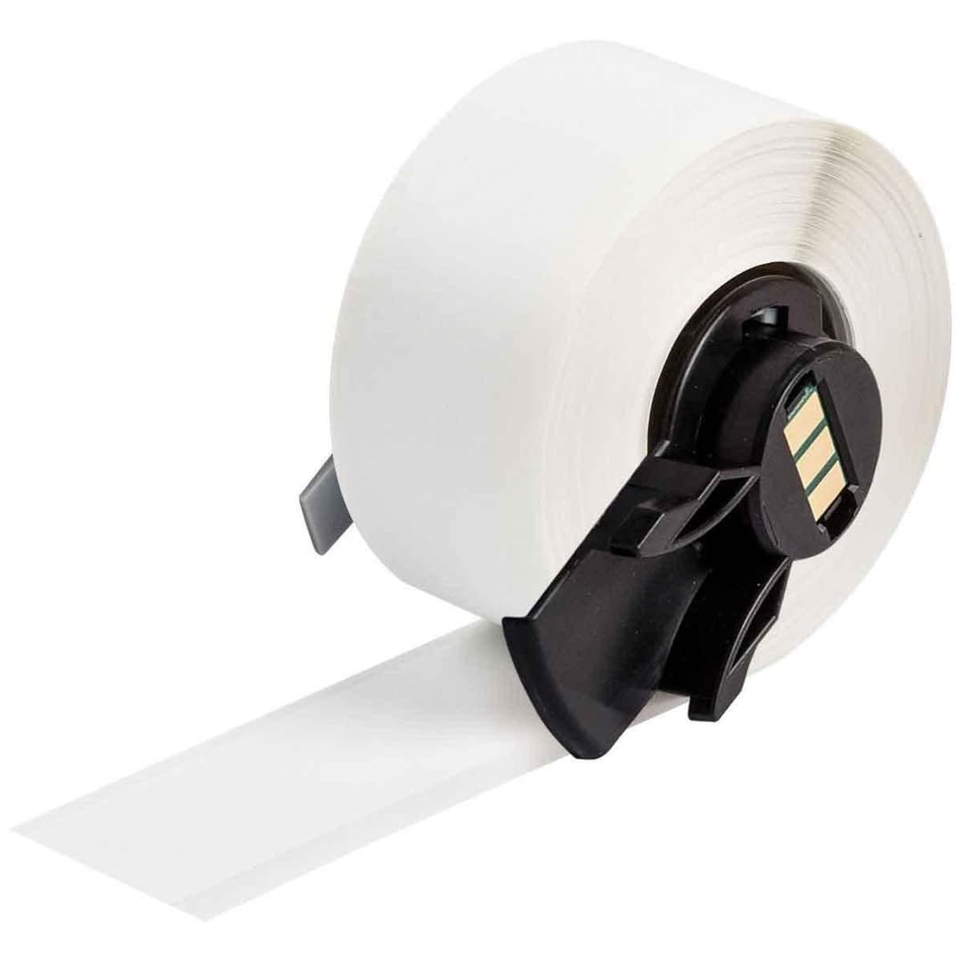 Brady M6C-500-439 Multi-Purpose Vinyl Continuous Label Tape 12.7mm x 15m White for M610/M611/BMP61/M710/BMP71 - Image 1