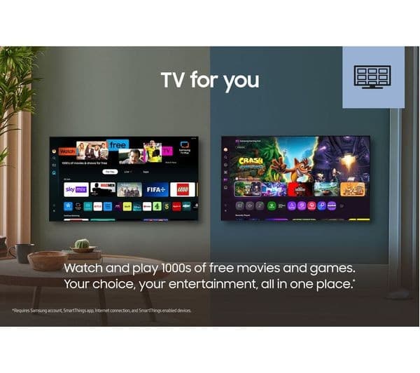 Samsung UE65DU7100KXXU 65" Smart 4K Ultra HD HDR LED TV with Bixby - Image 8