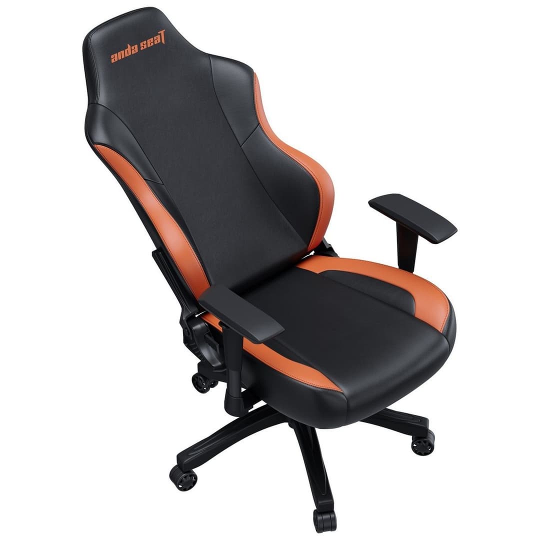 AndaSeat Luna Premium Large Office Gaming Chair - Black & Orange - Image 9