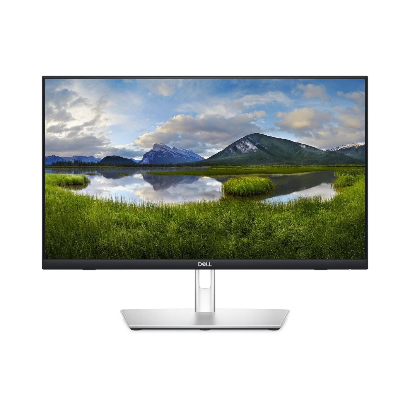 DELL P Series P2424HT computer monitor 60.5 cm (23.8") 1920 x 1080 pixels Full HD IPS LCD 10-Point Touchscreen, 60Hz, USB-C 90W Hub, HDMI, DisplayPort, RJ45 Ethernet, Articulating Height-Adjustable Stand, Black, Silver