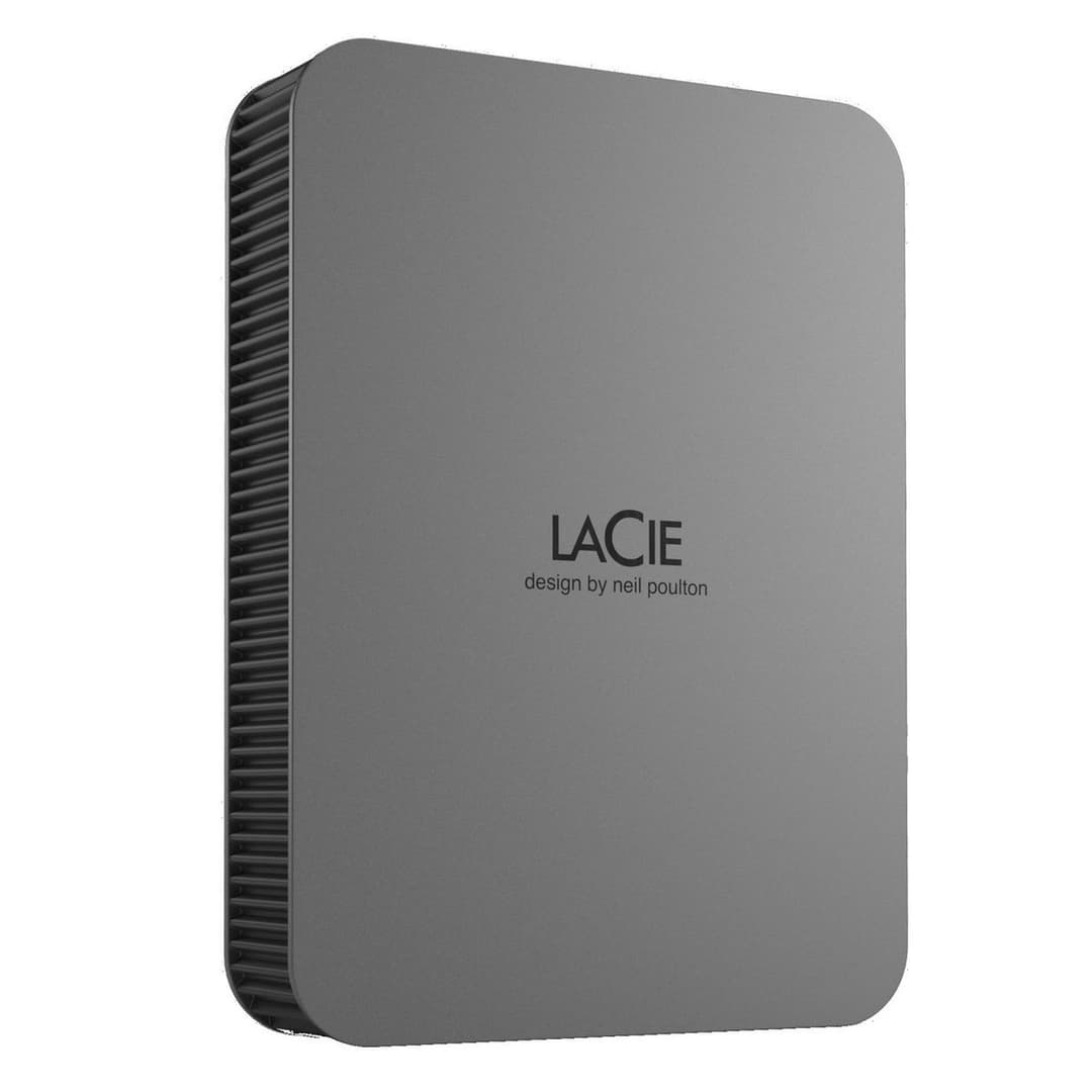LaCie Mobile Drive Secure 5TB USB-C Portable Hard Drive Space Grey - Image 5