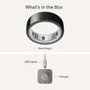 Oura Ring 4 Smart Ring - Black, Size 12 thumbnail 10