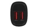 StarTech.com Dual Port USB Car Charger - High Power 24W/4.8A - Black - 2-Port USB Car Charger - Charge two tablets at once (USB2PCARBKS) car power adapter - USB - 24 Watt thumbnail 1