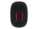 StarTech.com Dual Port USB Car Charger - High Power 24W/4.8A - Black - 2-Port USB Car Charger - Charge two tablets at once (USB2PCARBKS) car power adapter - USB - 24 Watt thumbnail 4