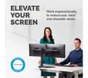 FELLOWES Seasa Dual Arm Full Motion 27" Monitor Stand thumbnail 2