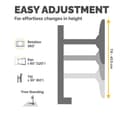 FELLOWES Seasa Dual Arm Full Motion 27" Monitor Stand thumbnail 4