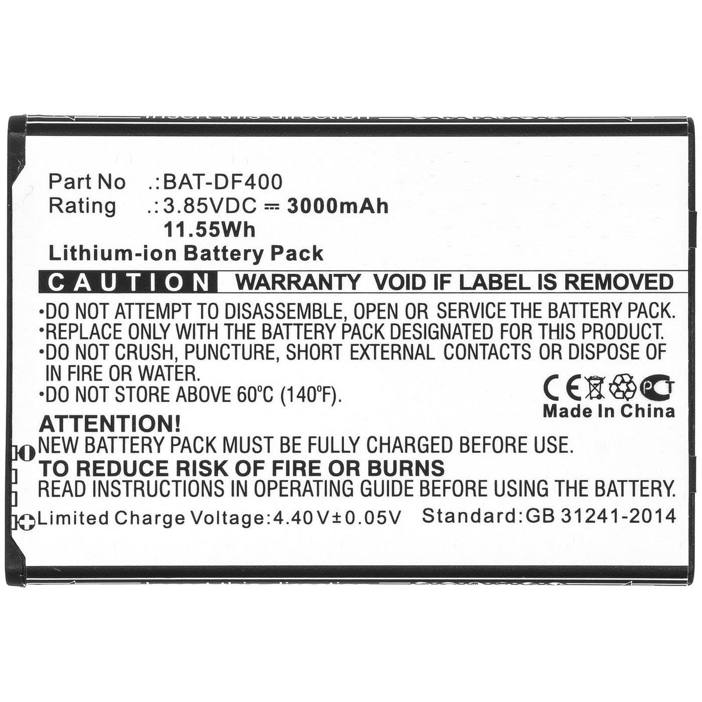 Battery 11.55Wh Li-ion 3.85V