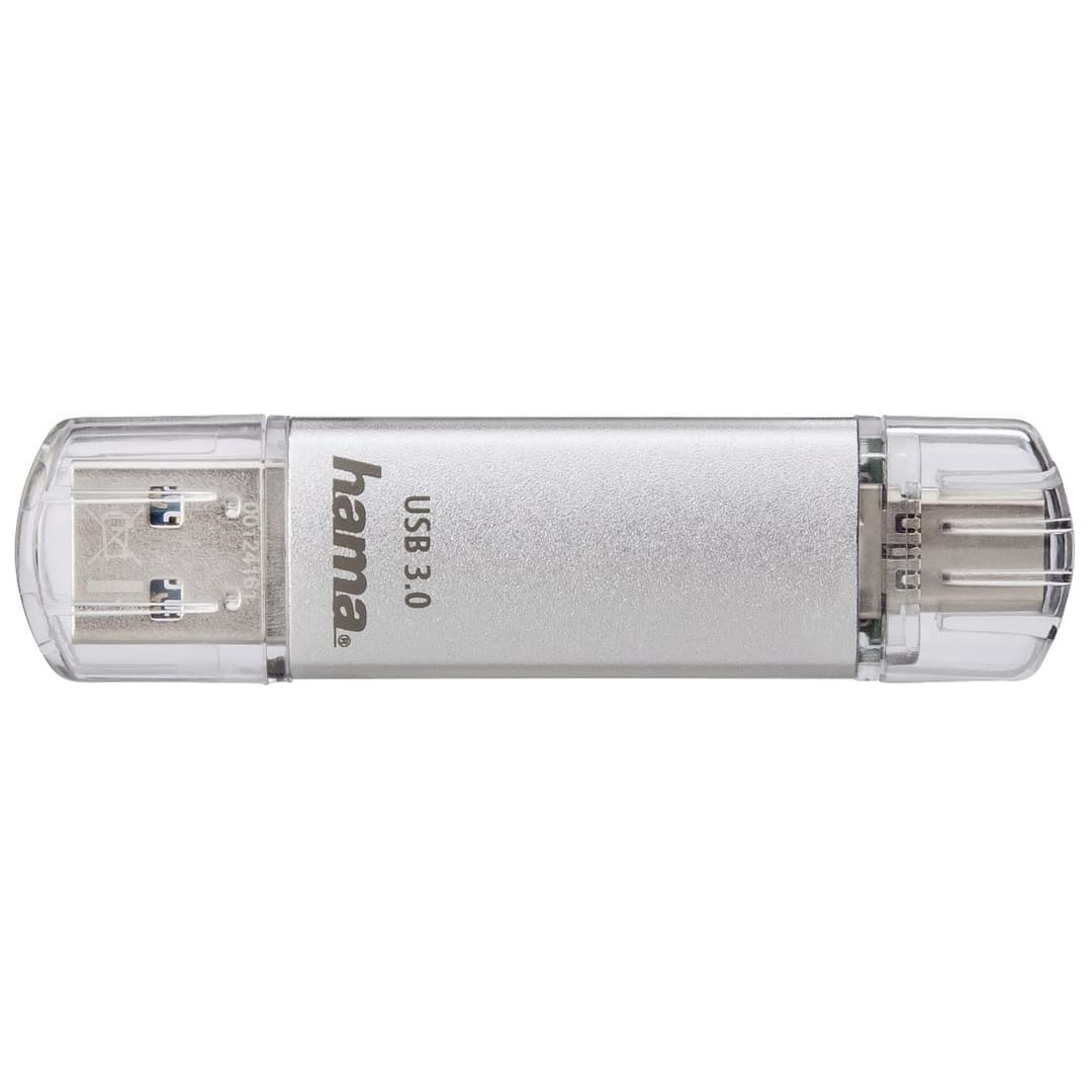 Hama C-Laeta USB Flash Drive USB Type-A / USB Type-C 3.2 Gen 1 (3.1 Gen 1) Silver 256GB - Image 3