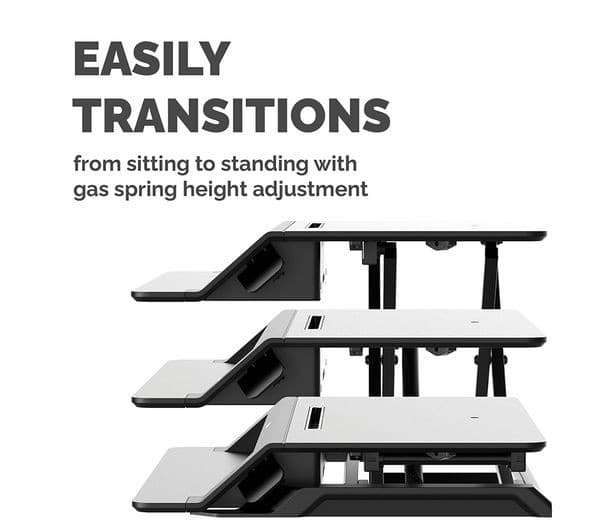 FELLOWES Lotus LT Standing Desk Converter - Black - Image 5