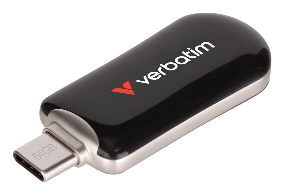 Verbatim Plectra USB-C Flash Drive Black 64GB - Image 2