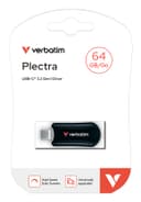 Verbatim Plectra USB-C Flash Drive Black 64GB thumbnail 4
