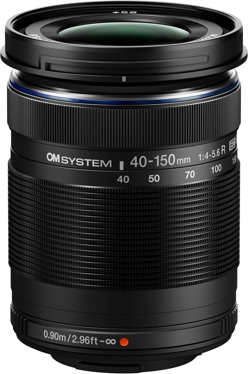 OM SYSTEM M.Zuiko Digital ED 40-150mm f/4-5.6 R Micro Four Thirds Telephoto Zoom Lens - Black - Image 1