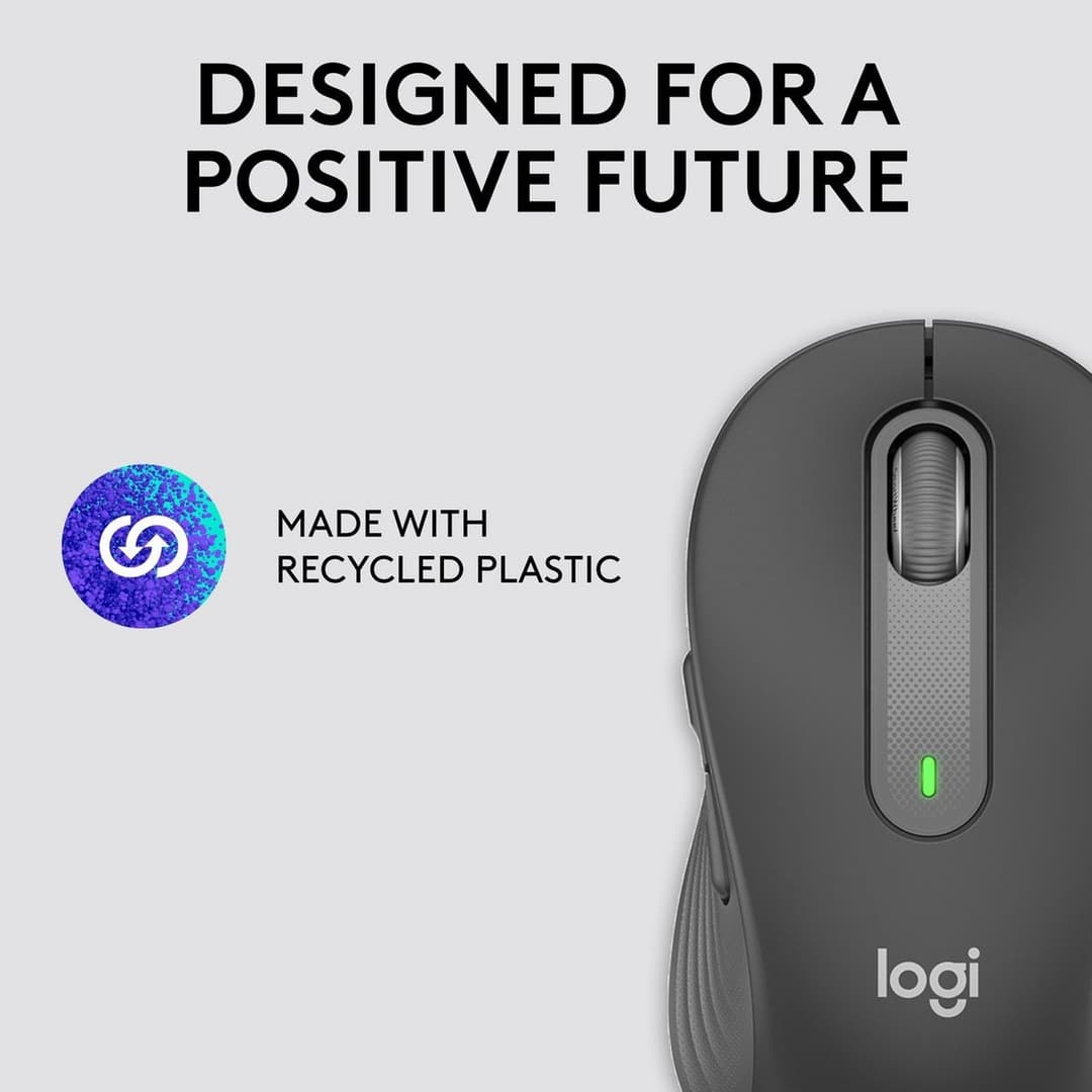 Logitech M650 Wireless Mouse - Black - Image 5