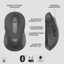 Logitech M650 Wireless Mouse - Black thumbnail 8