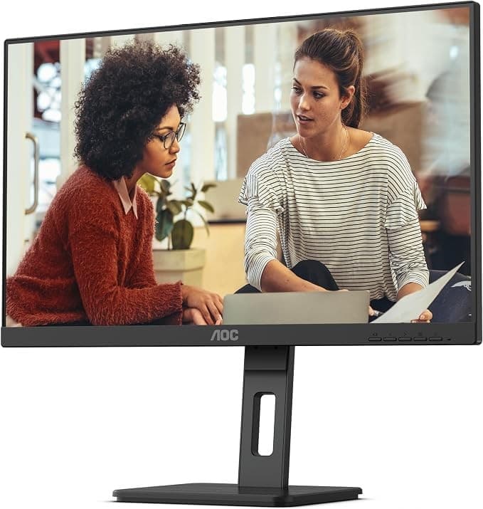 AOC Q27E3UMF 27 Inch QHD VA Monitor 75Hz USB Hub Speakers - Black