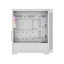 Vida Zephyr V2 Micro ATX ARGB Tempered Glass Gaming PC Case with 4 x 120mm ARGB Fans - White thumbnail 3