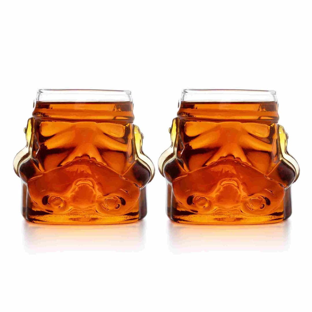 Original Stormtrooper 3D Whisky Glass (Set of 2) - 300ml - Image 1