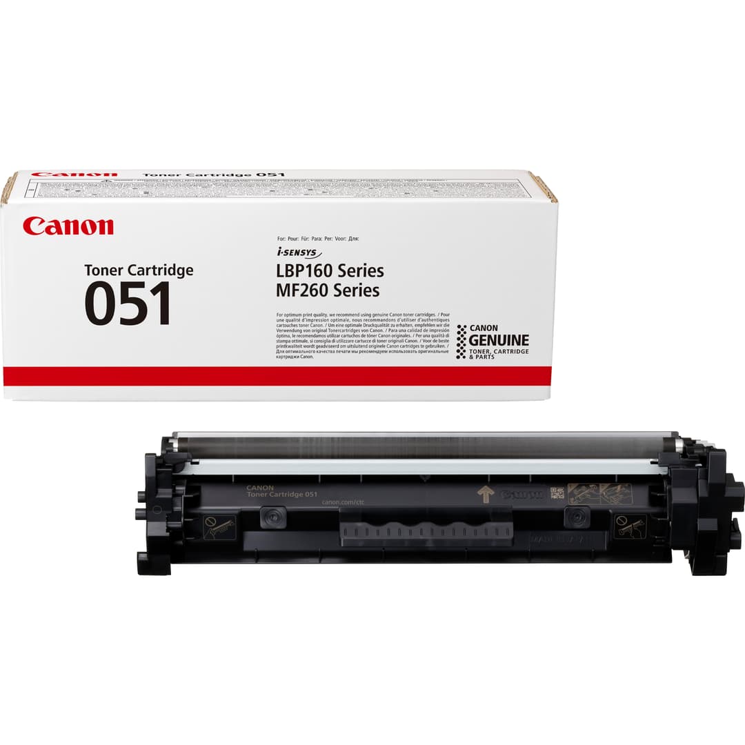 Canon 051 Toner Cartridge, Black - Image 1