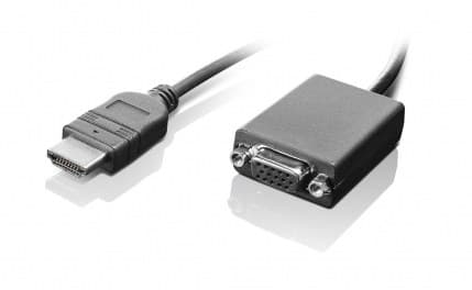 Lenovo HDMI / VGA 0.2 m Black - Image 2