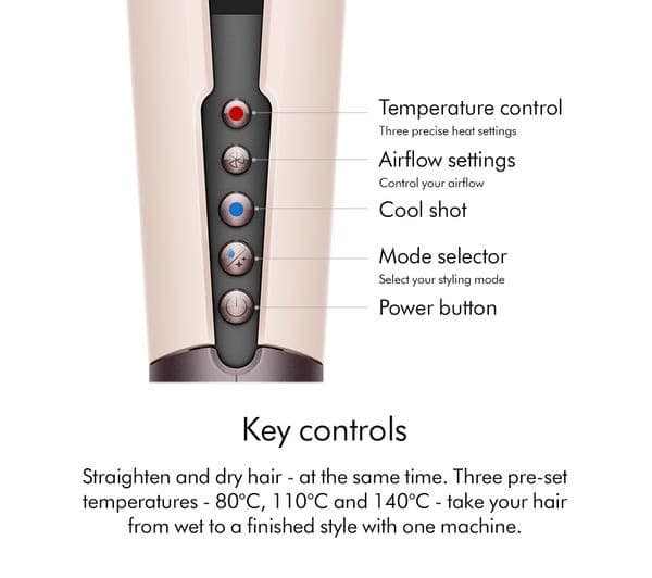 Dyson Airstrait Hair Straightener Ceramic Pink - Image 5
