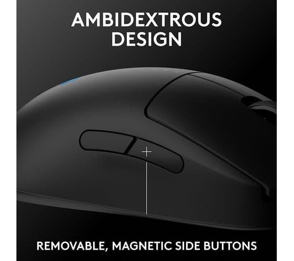 Logitech G PRO 2 Lightspeed Wireless Gaming Mouse - Black - Image 3