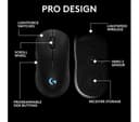 Logitech G PRO 2 Lightspeed Wireless Gaming Mouse - Black thumbnail 8