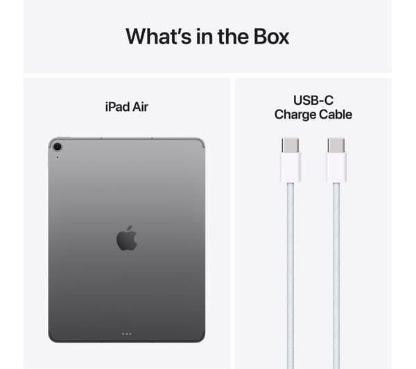 Apple iPad Air 13 Inch 2025 WiFi 1TB M3 Tablet - Space Grey - Image 10