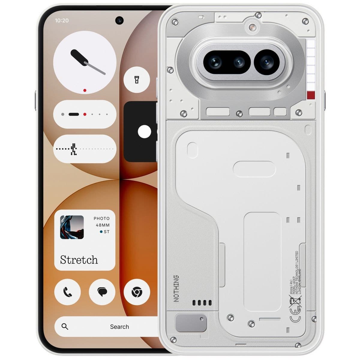 Nothing Phone (4a) 5G 8GB RAM 128GB AI Mobile Phone - White