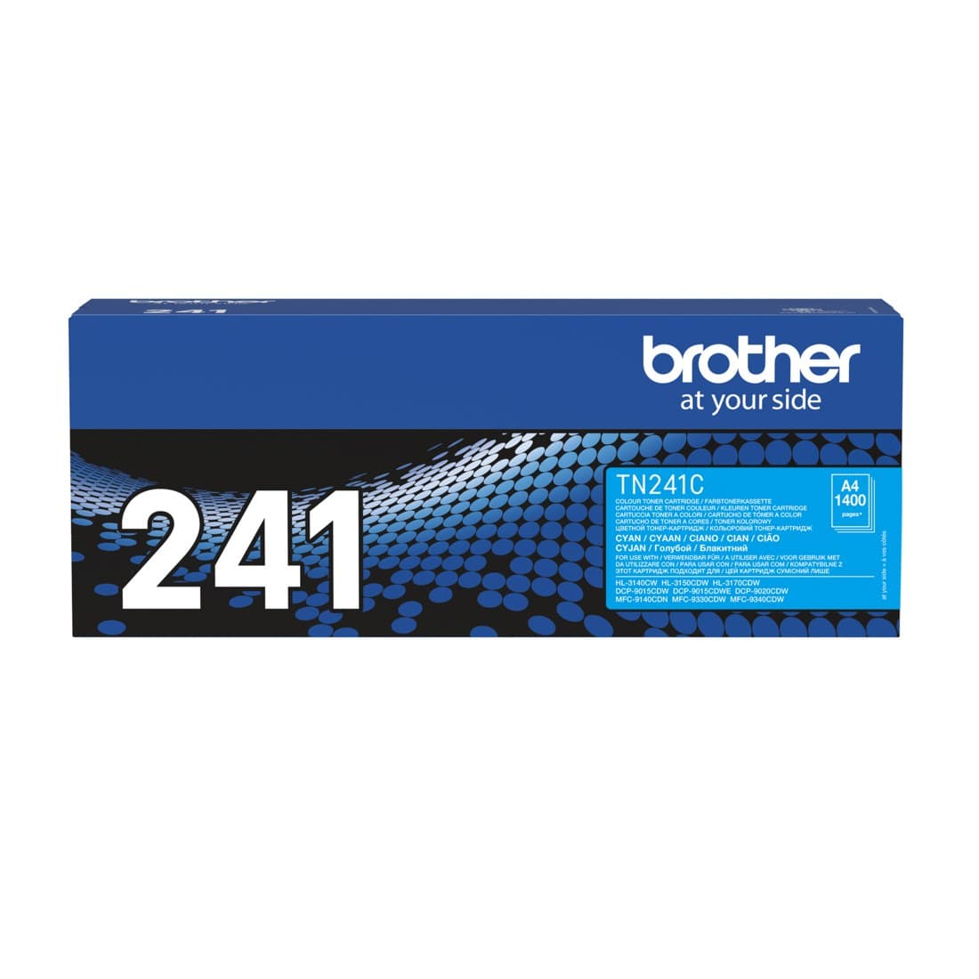 Brother TN-241 Original Toner Cartridge 1,400 Pages - Cyan