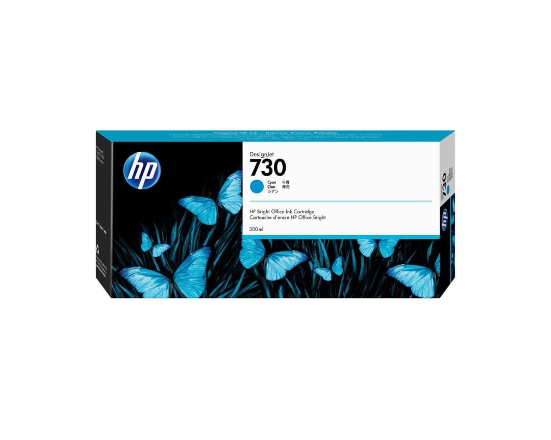 HP 730 300-ml Cyan DesignJet Ink Cartridge - Image 1