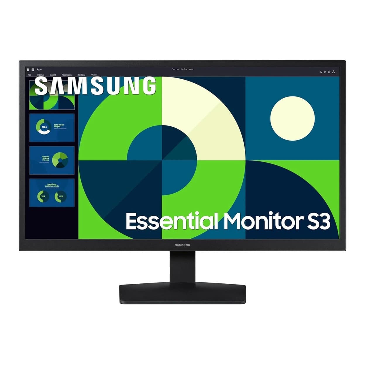 Samsung S31F Essential 22 Inch Full HD Monitor LS22F310EAUXXU - Black