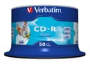 Verbatim CD-R AZO Wide Inkjet Printable no ID 700 MB 52x 50 pc(s) thumbnail 1