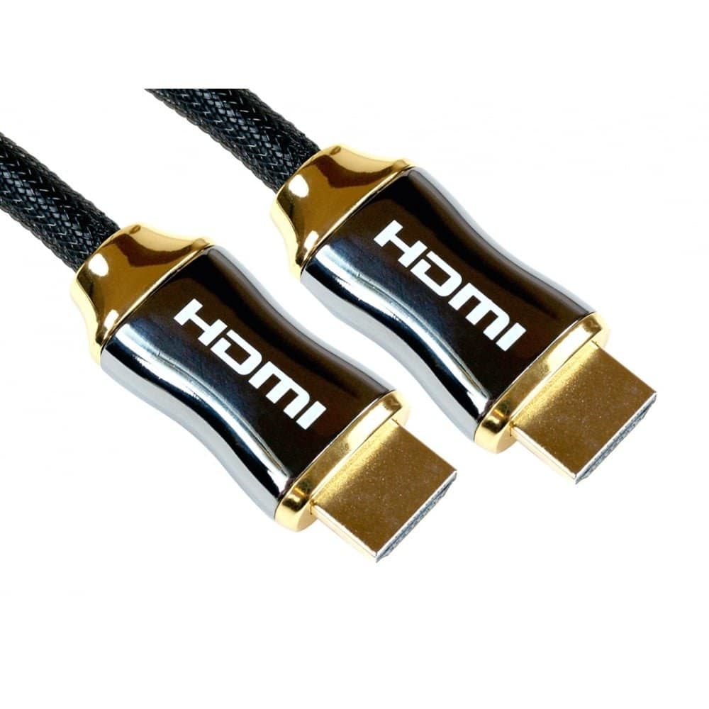 5 m cavo HDMI schermato/intrecciato/Full Metal Hood