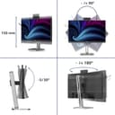 Philips 4000 series 24B2U4301H/00 computer monitor 60.5 cm (23.8") 1920 x 1080 pixels Full HD LCD Grey thumbnail 3