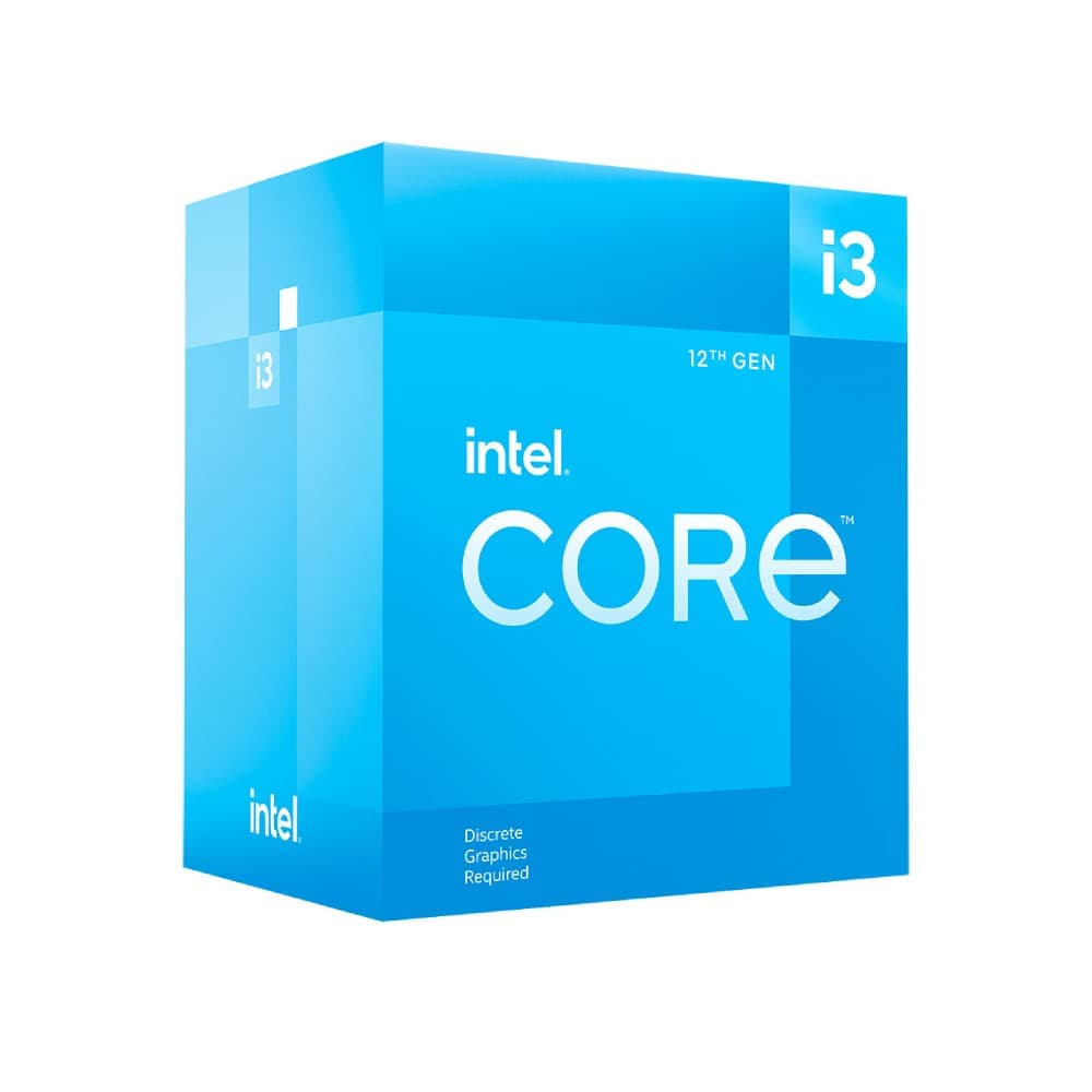 Intel Core i3-12100F Boxed 4-Core 3.3GHz (4.3GHz Turbo) LGA 1700 Processor, 12MB Cache, Discrete Graphics Required